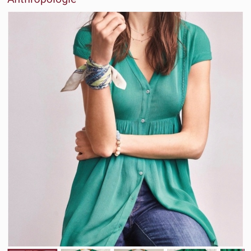 Anthropologie Tunic With Pockets M
